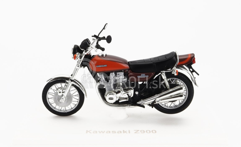 Norev Kawasaki Z900 1973 1:18 hnedá oranžová