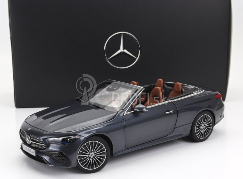 Norev Mercedes Benz Cle-class Cabriolet (a236) Amg Line 2024 1:18 Graphite Grey Black