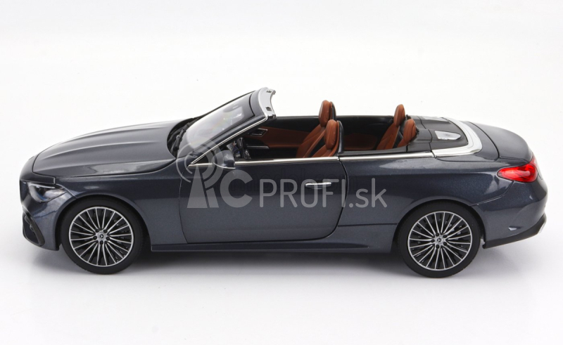 Norev Mercedes Benz Cle-class Cabriolet (a236) Amg Line 2024 1:18 Graphite Grey Black