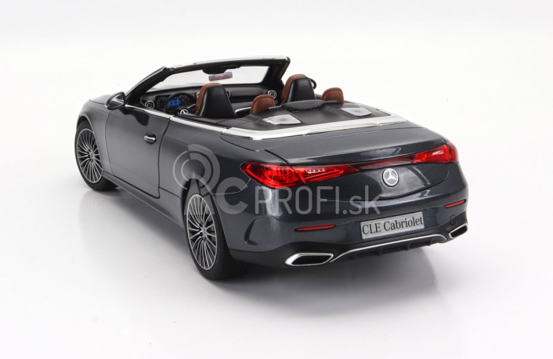 Norev Mercedes Benz Cle-class Cabriolet (a236) Amg Line 2024 1:18 Graphite Grey Black