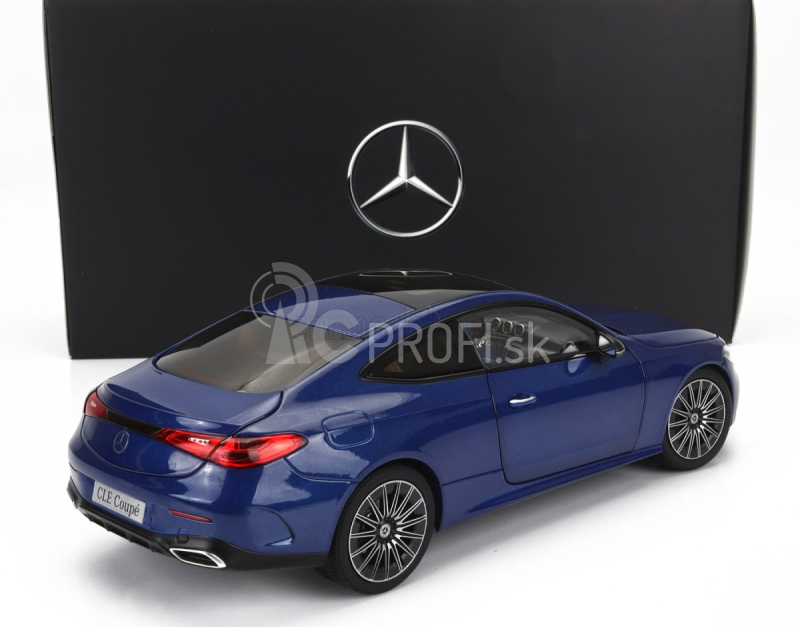 Norev Mercedes Benz Cle-class Coupe (c236) Amg Line 2023 1:18 Spectral Blue Met