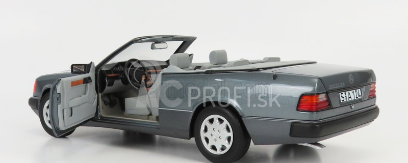 Norev Mercedes Benz E-class 300ce 24v (a124) Cabriolet Open 1991 1:18 Grey Met