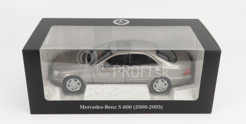 Norev Mercedes Benz S-class S600 (w220) 2005 1:18 Kubanite Silver