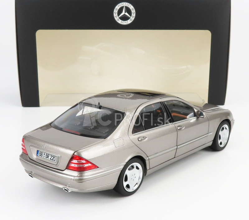 Norev Mercedes Benz S-class S600 (w220) 2005 1:18 Kubanite Silver