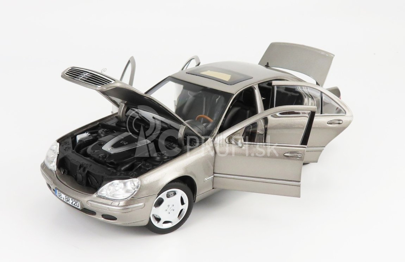 Norev Mercedes Benz S-class S600 (w220) 2005 1:18 Kubanite Silver