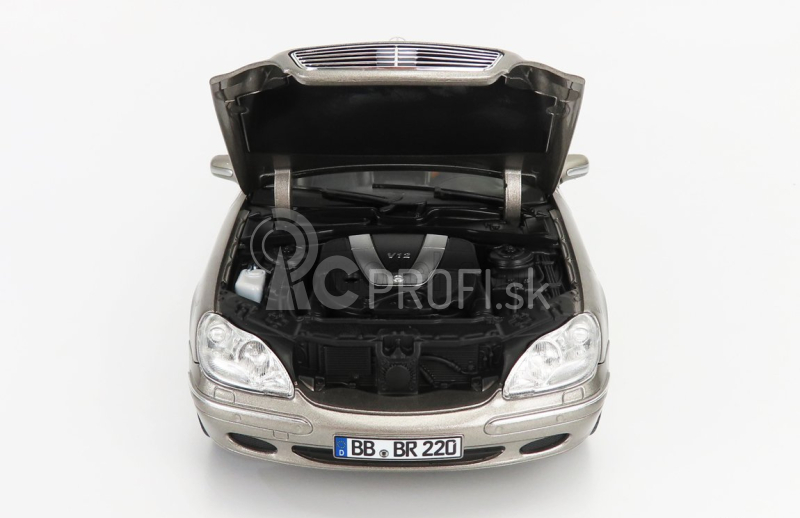 Norev Mercedes Benz S-class S600 (w220) 2005 1:18 Kubanite Silver