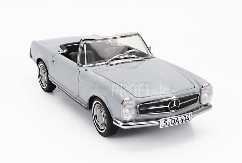 Norev Mercedes Benz Sl-class 230sl (w113) 1963 1:18 Sivá