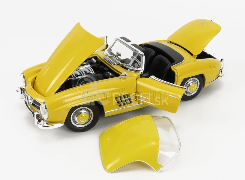 Norev Mercedes Benz Sl-class 300sl Roadster Spider (w198 Ii) 1957 1:18 Žltá