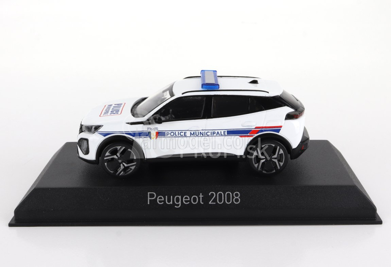 Norev Peugeot 2008 Police Municipale 2024 1:43 Biela