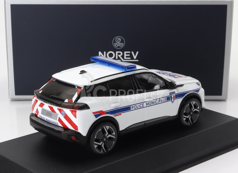 Norev Peugeot 2008 Police Municipale 2024 1:43 Biela