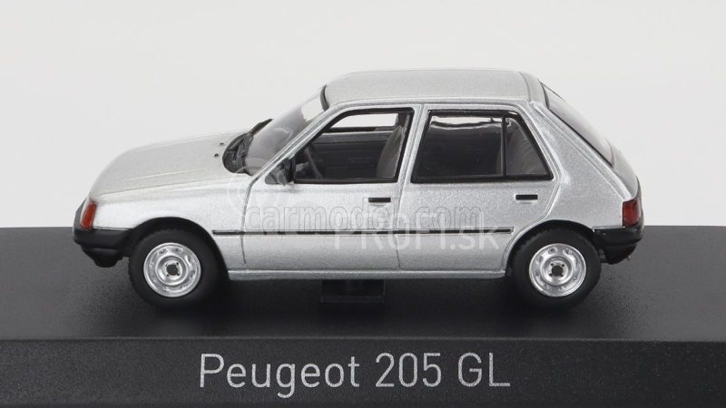 Norev Peugeot 205 Gl 1988 1:43 Strieborný