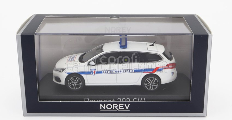 Norev Peugeot 308 Gt Sw Station Wagon Police Municipale 2020 1:43 Biela