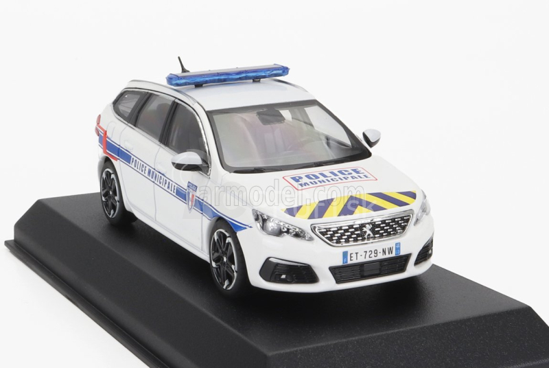 Norev Peugeot 308 Sw Station Wagon Police Municipale 2018 1:43 Biela