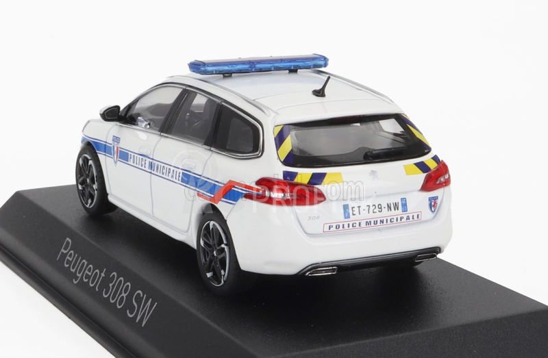 Norev Peugeot 308 Sw Station Wagon Police Municipale 2018 1:43 Biela