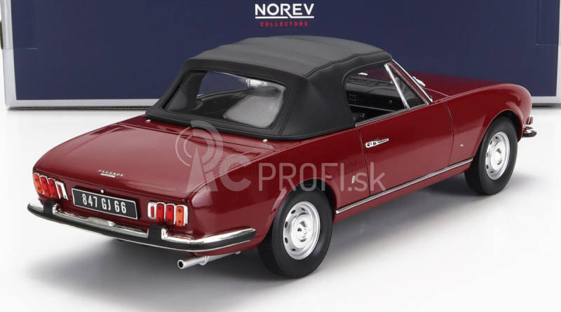 Norev Peugeot 504 Cabriolet 1969 1:18 Červená