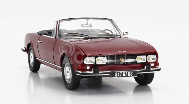 Norev Peugeot 504 Cabriolet 1969 1:18 Červená