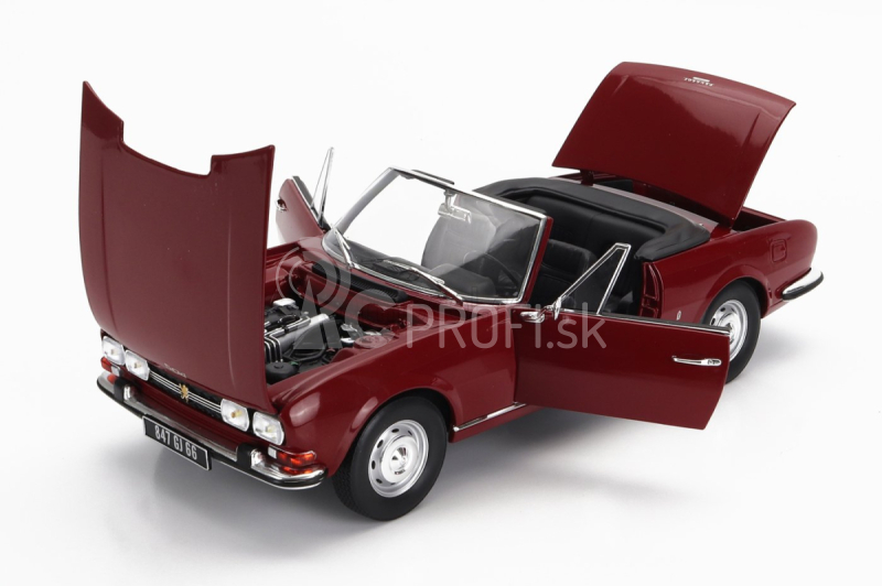 Norev Peugeot 504 Cabriolet 1969 1:18 Červená