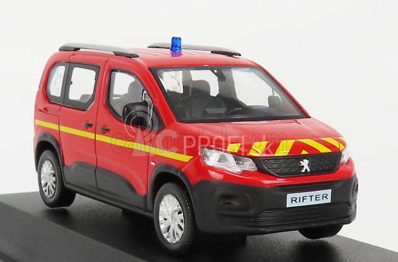 Norev Peugeot Rifter Pompiers 2019 1:43 Červeno-žltá