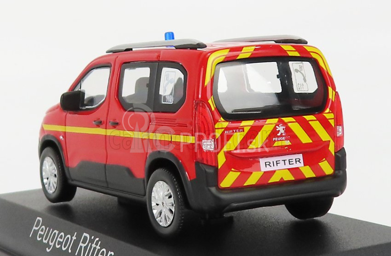 Norev Peugeot Rifter Pompiers 2019 1:43 Červeno-žltá