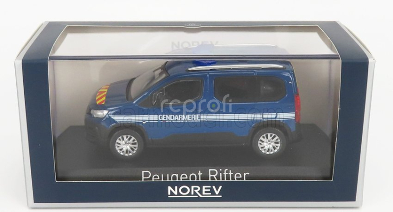 Norev Peugeot Rifter Žandárska polícia Otremer 2019 1:43 Modrá