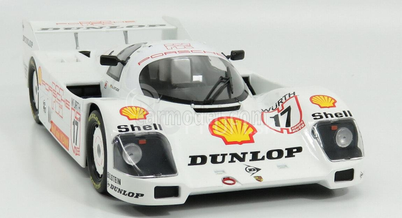 Norev Porsche 962c Dunlop N 17 Supercup 1987 H.j.stuck 1:18 Biela