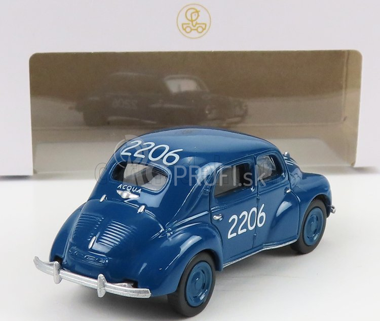 Norev Renault 4cv N 2206 Mille Miglia 1954 1:64 Modrá