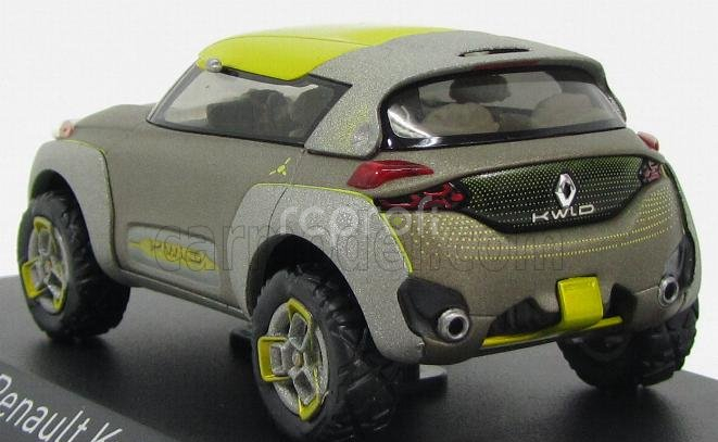 Norev Renault Concept Car Kwid Salon De Bombay 2014 1:43 sivá žltá