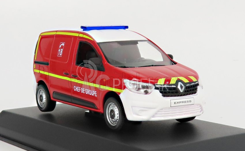 Norev Renault Express Van Sapeurs Pompiers 2021 1:43 červená biela