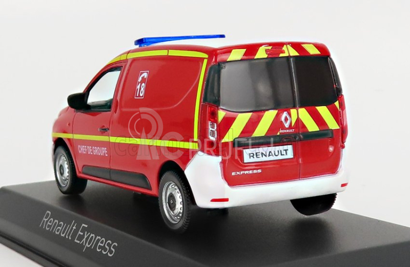 Norev Renault Express Van Sapeurs Pompiers 2021 1:43 červená biela