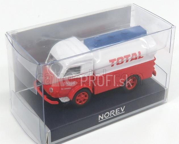 Norev Renault Galion Cisternové vozidlo Palivo Celkom 1963 1:87 Červená biela modrá