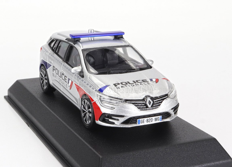 Norev Renault Megane Sport Tourer Sw Station Wagon Police Nationale 2022 1:43 Strieborná červená