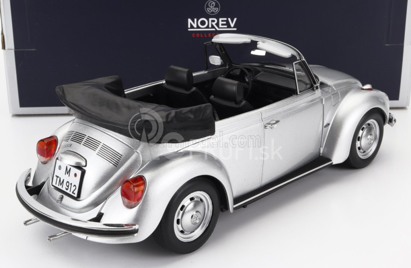 Norev Volkswagen Beetle 1303 Cabriolet 1973 1:18 Strieborný