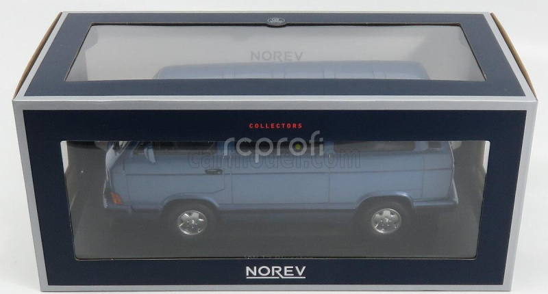 Norev Volkswagen T3 Multivan Minibus Blue Star 1992 1:18 Light Blue Met