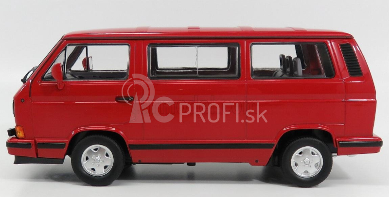 Norev Volkswagen T3 Multivan Minibus Red Star 1992 1:18 Červená