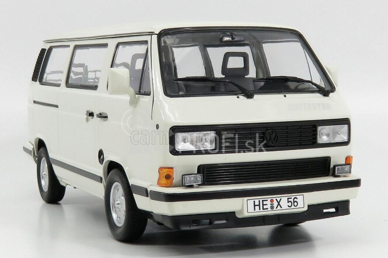 Norev Volkswagen T3 Multivan Minibus White Star 1992 1:18 Biela