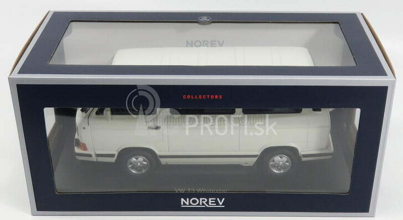 Norev Volkswagen T3 Multivan Minibus White Star 1992 1:18 Biela