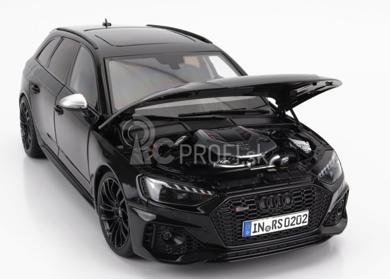 Nzg Audi A4 Rs4 Avant Sw Station Wagon 2020 1:18 čierna