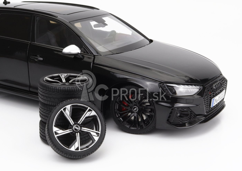 Nzg Audi A4 Rs4 Avant Sw Station Wagon 2020 1:18 čierna