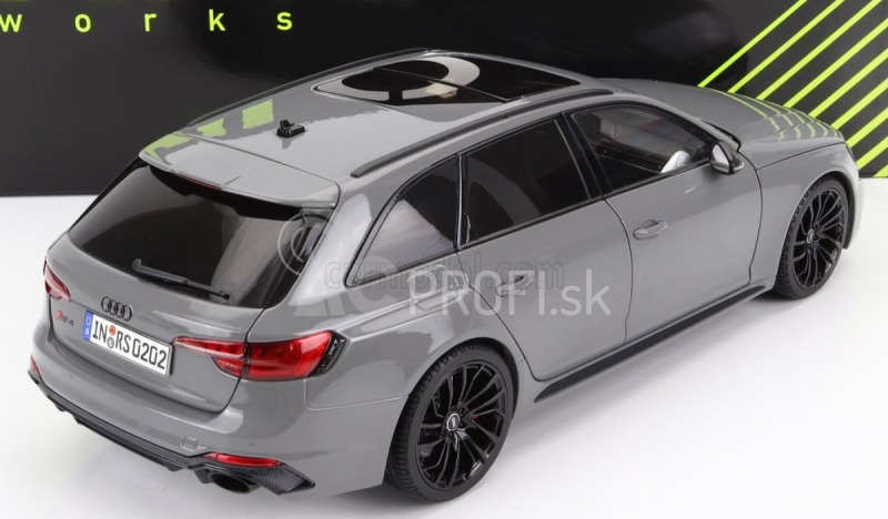 Nzg Audi A4 Rs4 Avant Sw Station Wagon 2020 1:18 Nardo Grey