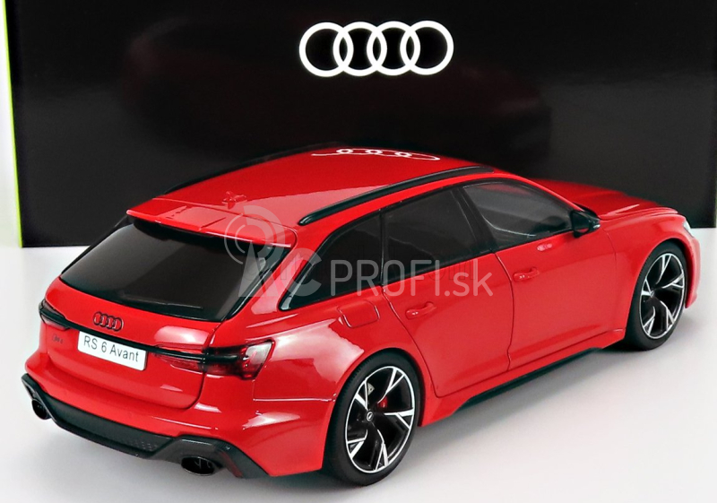 Nzg Audi A6 Rs6 Avant 2021 1:18 Červená