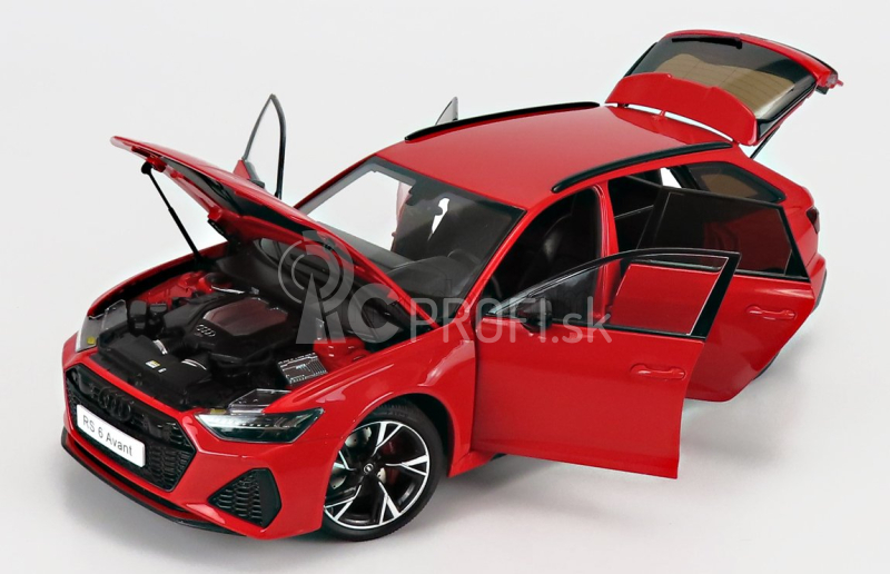 Nzg Audi A6 Rs6 Avant 2021 1:18 Červená