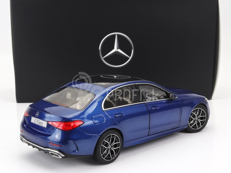 Nzg Mercedes benz C-class (w206) 2021 1:18 Spectral Blue Black