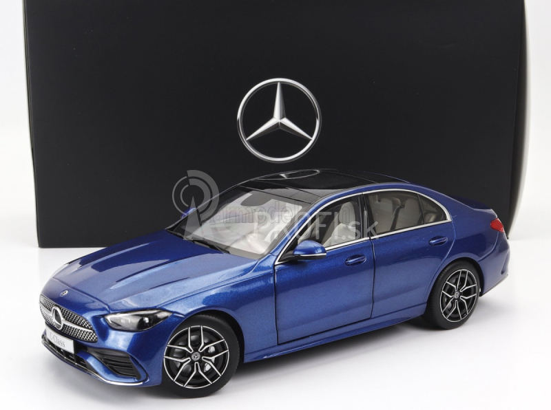 Nzg Mercedes benz C-class (w206) 2021 1:18 Spectral Blue Black