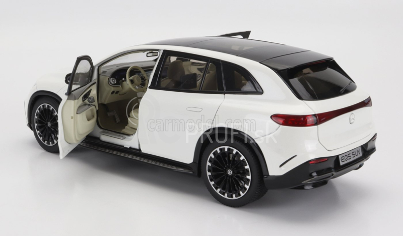 Nzg Mercedes benz Eqs Suv (x296) Von Mercedes-eq 2022 1:18 Diamond White