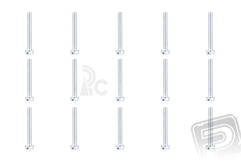 Oceľová skrutka s valcovou hlavou M3,5x25mm, 15 ks