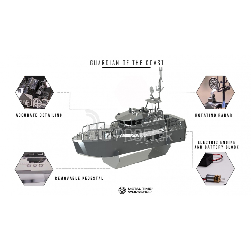 Oceľová stavebnica Guardian of the Coasts