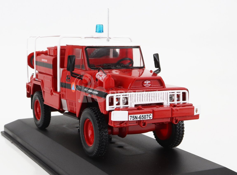 Odeon Acmat Tpk 4-35-c Cisterna Ccfm Securite Civile 1985 1:43 červená biela