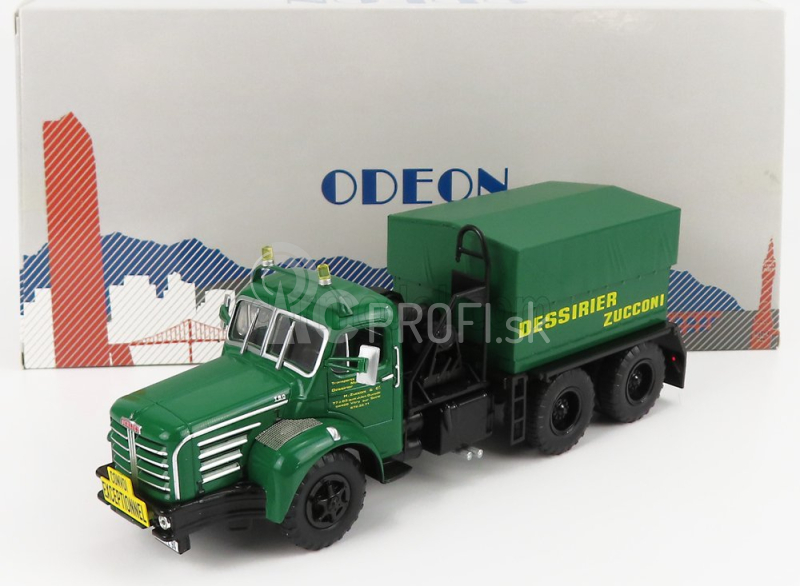 Odeon Berliet Tbo15 M3 ťahač 3-assi Dessirier Transports 1960 1:43 zelená