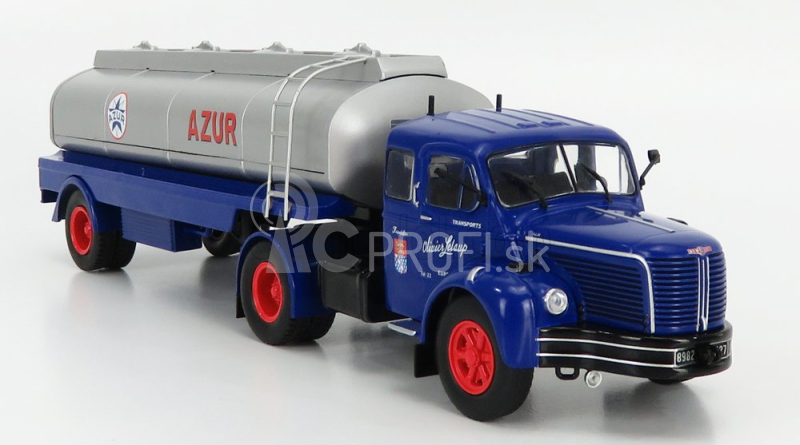 Odeon Berliet Tlm 10m2 Cisterna Azur 1961 1:43 Modrá strieborná