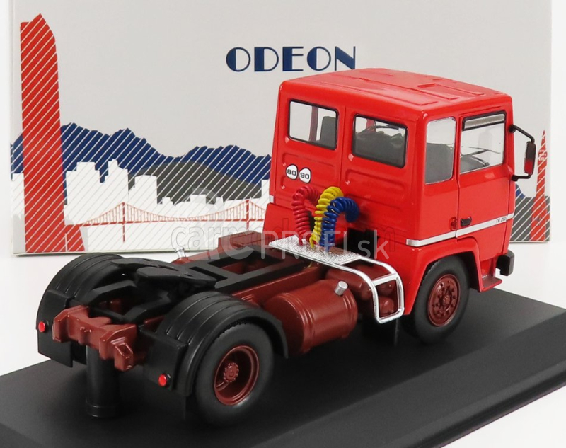 Odeon Berliet Tr280 Tractor Truck 2-axis 1978 1:43 Červená